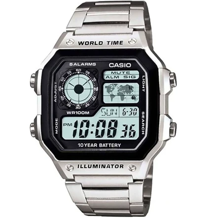 ساعت مردانه کاسیو مدل AE-1200WHD-1AV