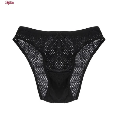 شورت زنانه لین مدل زنبوری جلو تور مشکی کد 4681-528