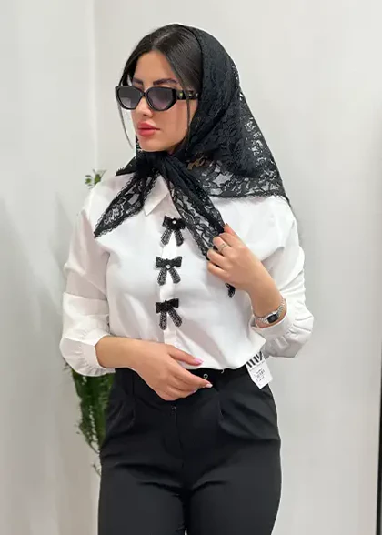 شومیز پاپیون کد 4044