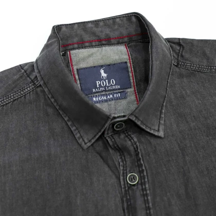 پیراهن جین آستین بلند سایز بزرگ مردانه تن کوک مدل 130192