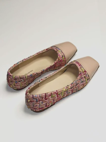 کفش کالج زنانه مدل Stradivarius Flat shoes - FLb42