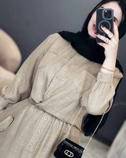 شومیز پاپیون مزونی شانتون