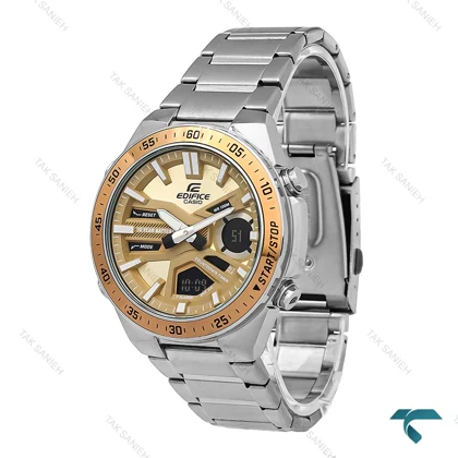 ساعت کاسیو ادیفایس Efv-c110 استیل صفحه طلایی Edifice-7144-G