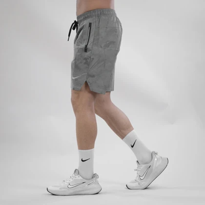 شلوارک ورزشی مردانه نایک مدل Dri Fit-9036 طوسی روشن