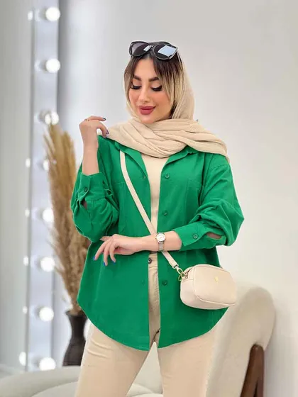 مانتو دو جیب ترنگ