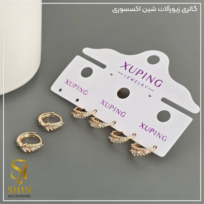 گوشواره زنانه ژوپینگ ، رنگ ثابت ضد حساسیت کدgzx05