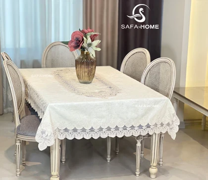 رومیزی ناهارخوری طرح اسلیمی دارای سایزبندی