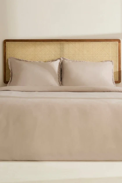 سرویس روتختی دو نفره Karaca Home مدل Ella Krep پنبه - بژ