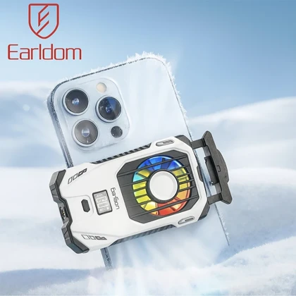 فن خنک کننده گوشی ارلدام Earldom مدل ET-F15 با چراغ RGB