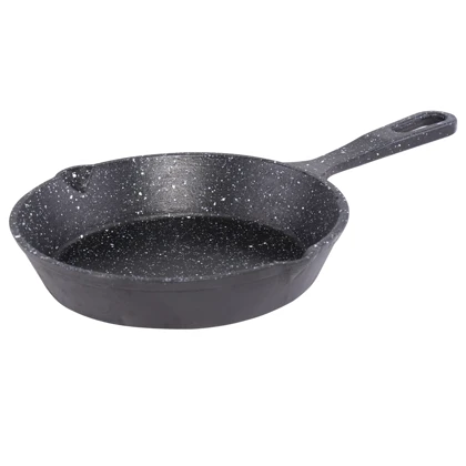 ماهیتابه تک دسته چدن سایز 18 پرانی کد 9012