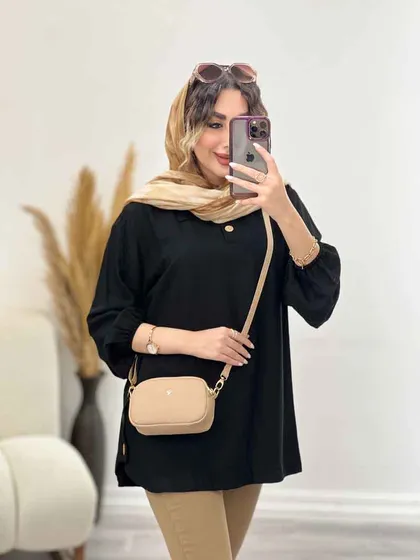 شومیز جلو بسته بغل سه دکمه