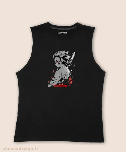 تاپ مردانه و زنانه طرح شیطان کش شخصیت تانجیرو کد 938