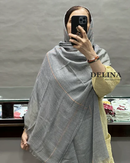 شال پنبه نخ باربری