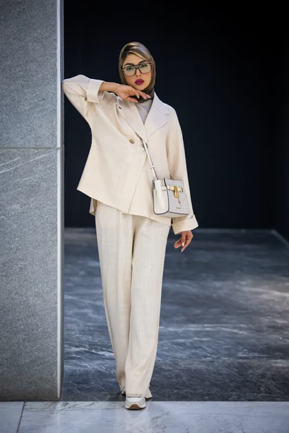 مانتو شلوار بغل چاک رایون