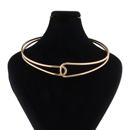 طوق زنانه مدل پیچی دولاین