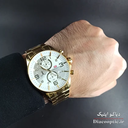 ساعت مچی مردانه اورجینال موتور ژاپنی برند مینی فوکوس سه موتور مدل Mf0278G.02