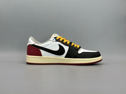کتانی نایکی جردن1لو یونین ال ای مشکی/Nike Air Jordan1 low