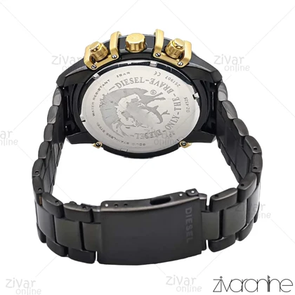 ساعت دیزل مردانه براوو مشکی صفحه طلایی 105975