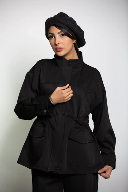 بارانی کجراه زیپ‌دار