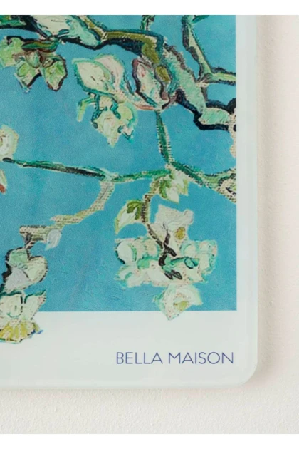 تخته برش شیشه‌ای Bella Maison مدل Van Gogh Almond Blossom - چندرنگ