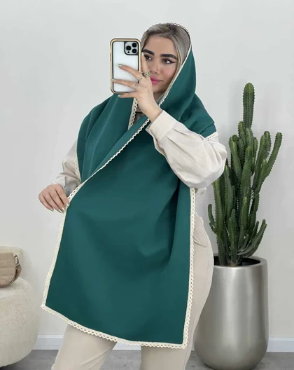 ست کت و شال مزونی (70)کد3528