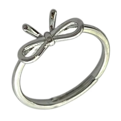 انگشتر زنانه شیک با طرح پاپیون، ظرافت در دستان شما