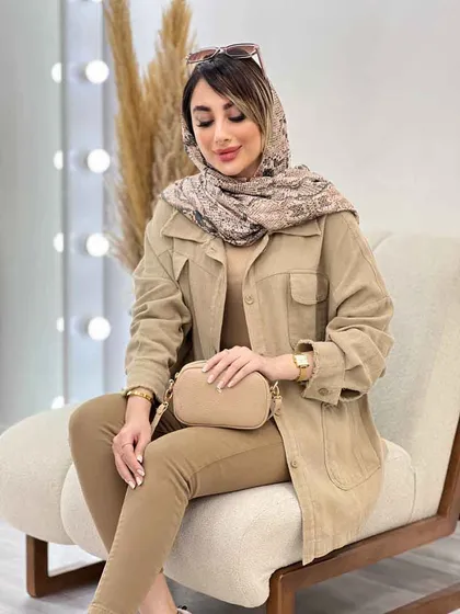 مانتو چهار جیب مهلا
