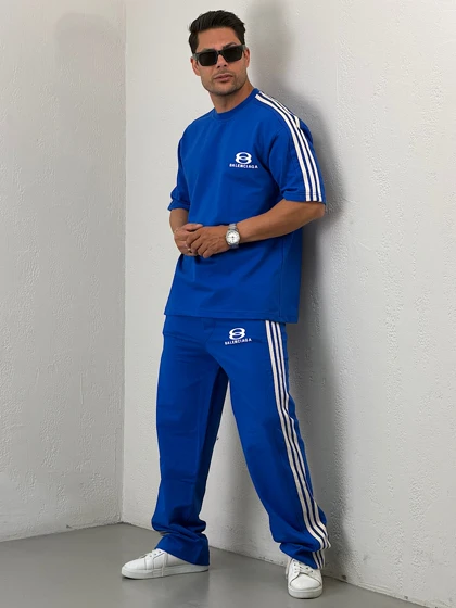 ست مردانه تیشرت و شلوارBALENCIAGA9024