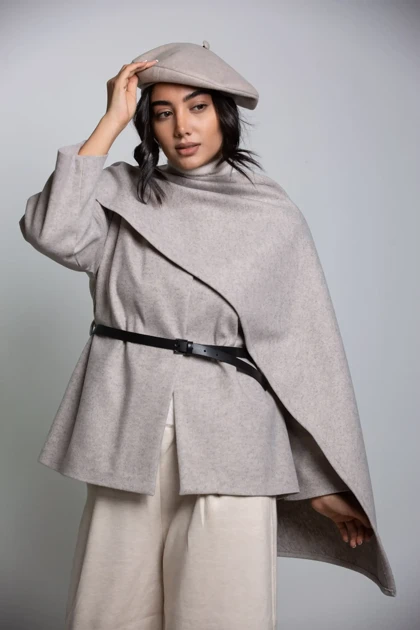 پالتو کت فوتر شالدار