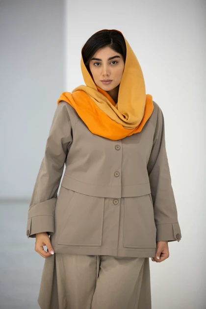 مانتو پیراهنی کتان آترین