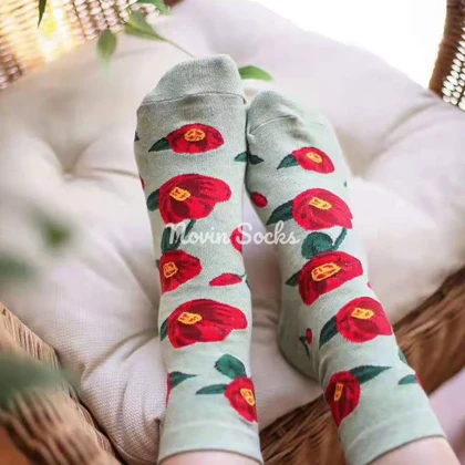 جوراب ساق‌دار نیلوفر