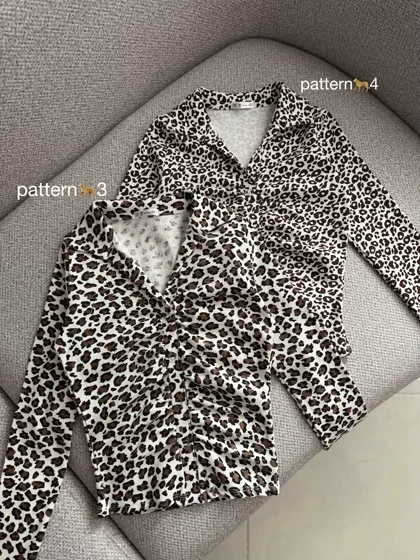 بلوز پلنگی جلو چین🐆