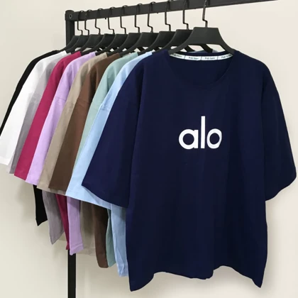تیشرت باکسی زنانه طرح alo