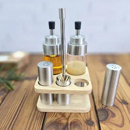 استند پنج تیکه رومیزی شنگیا