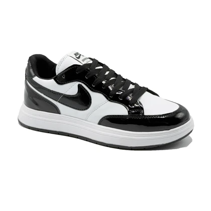 کتانی اسپرت ست مردانه زنانه مدل نایک sb مشکی سفید کد 34441