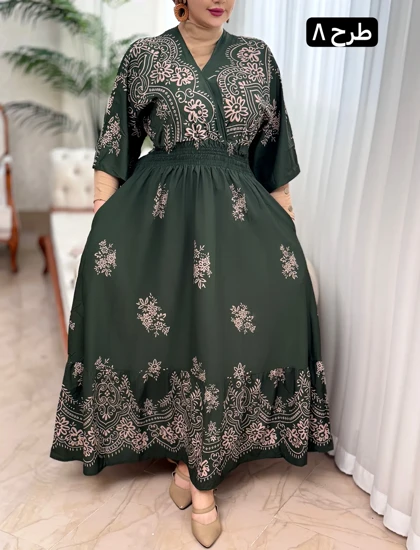 پیراهن فلور سیما 3178