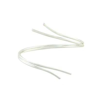 دستبند زنانه مدل بنگل موجی دو لاین