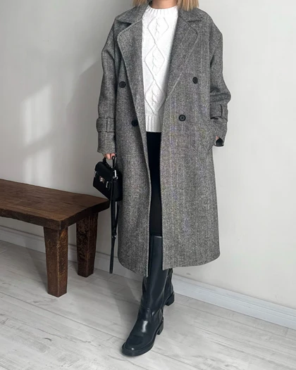 پالتوجناغی Cocoa قد بلند (سفیدمشکی)