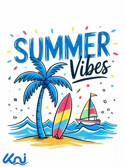 تیشرت سفید چاپی پک سامر Summer