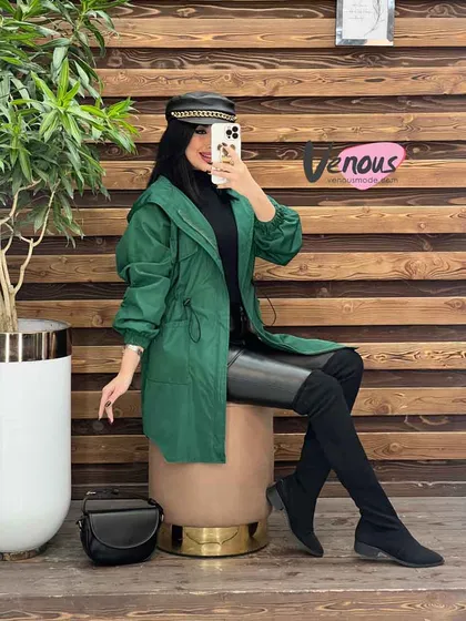 بارانی آستردار بغل چاک