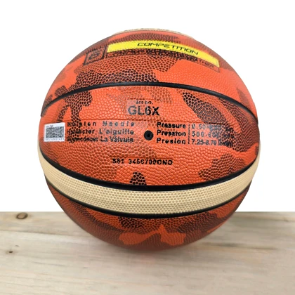 توپ بسکتبال طرح مولتن مدل FIBA APPROVED چرم