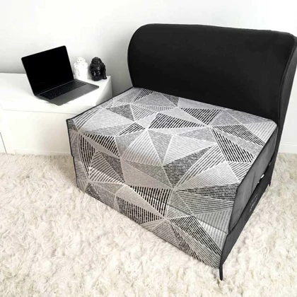 کاناپه تخت شو یک نفره مینیمال هندسی مدل M1109