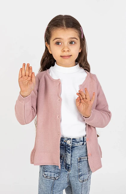 ژاکت بافت چین‌دار