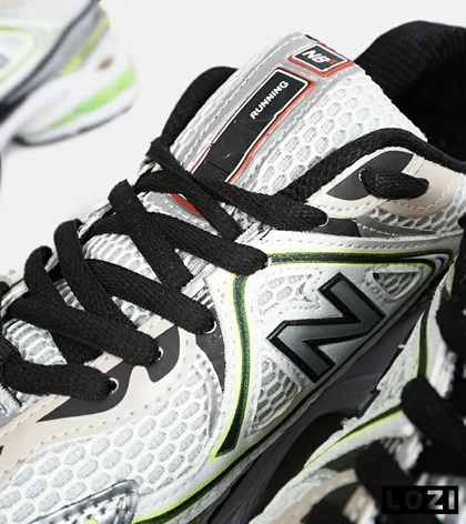 کفش کتانی مردانه و زنانه سفید سبز مشکی NEW BALANCE 1064