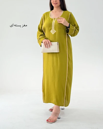 پیراهن مانتویی نیکا - کد 1853