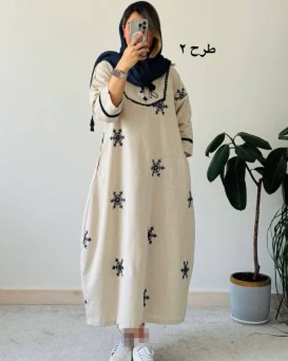 مانتو عبایی لیلیوم 1