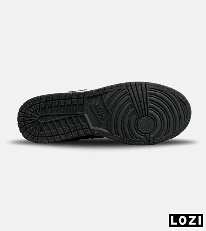 کفش کتانی ساق‌دار مردانه و زنانه مشکی NIKE jordan 1 مدل 7702