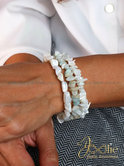 دستبند زنانه سنگی کد B2175