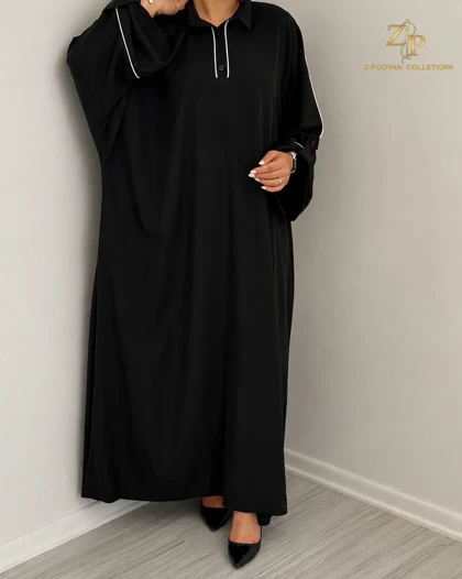 عبا زنانه کرپ مورا
