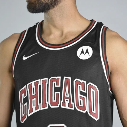 رکابی ورزشی مردانه شیکاگو بولز مدل Dri Fit-Lavine-398 مشکی